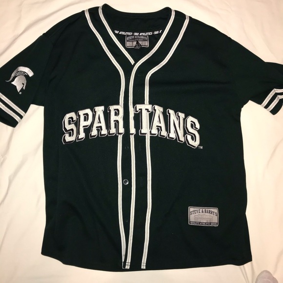 michigan state baseball jersey